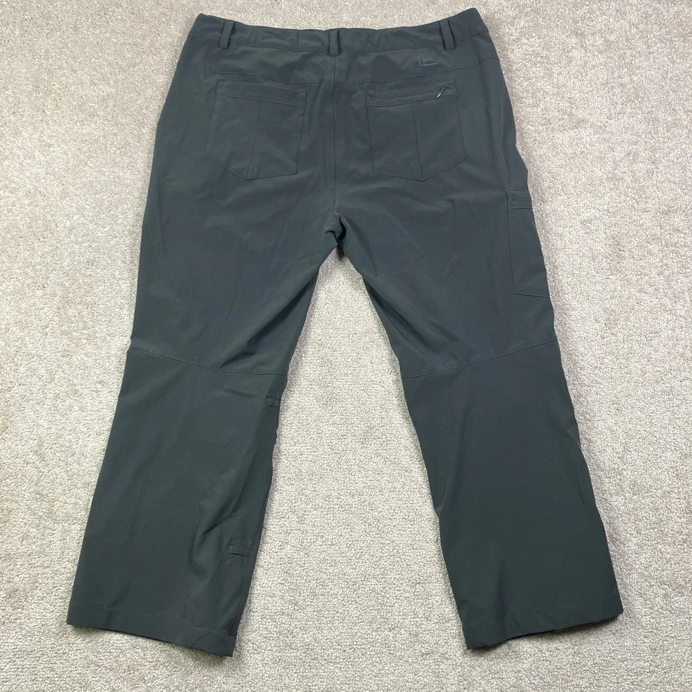 REI Co-op Activator Softshell Pants Women's 14 Petite Gray Hiking Stretch